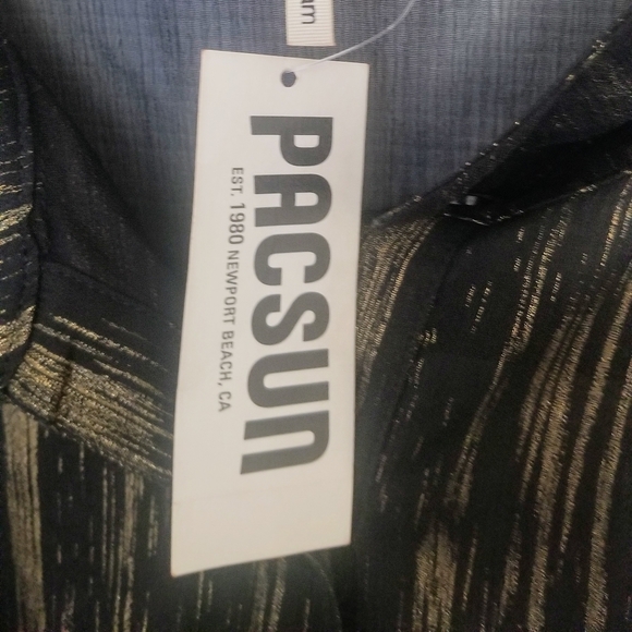 NWT Pacsun Kirra Cold Shoulder Button-down Blouse - Picture 3 of 8